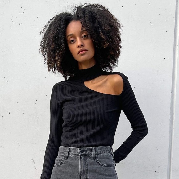 Cut-out knit top (worn once) - Picture 1 of 3